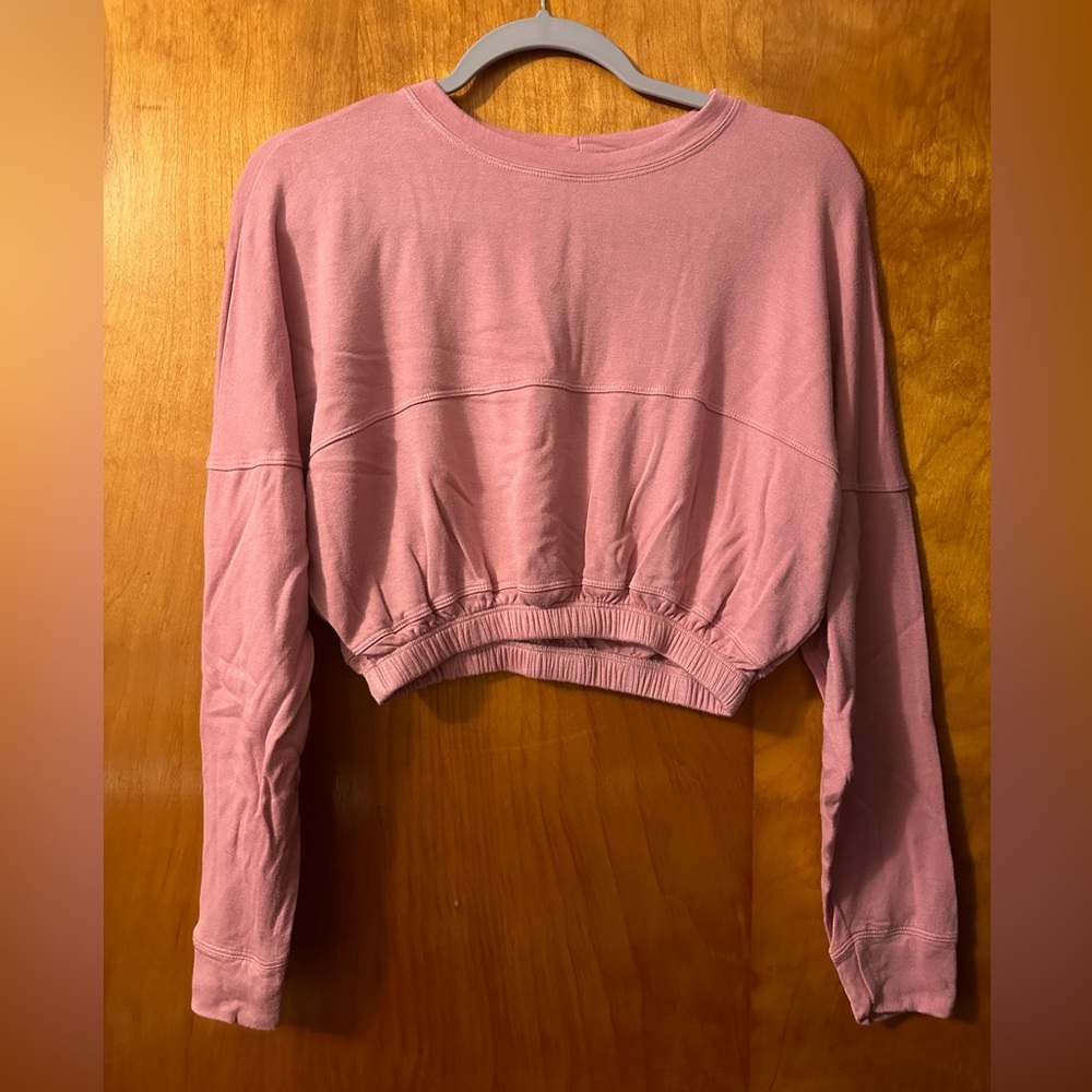 FIVE x Lindsay Arnold Grey Cropped Long Sleeve